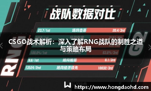 CSGO战术解析：深入了解RNG战队的制胜之道与策略布局